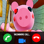 Cover Image of Скачать Scary Call Simulator Piggy Chat and Video Robux 1 APK
