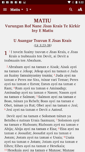Android application Saposa - Bible screenshort