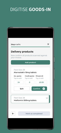 StockRx pharmacy app Screen 3