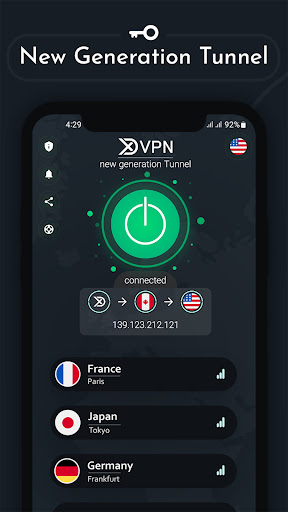 Android application Xd VPN pro screenshort