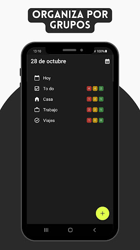 Android application Productividapp screenshort