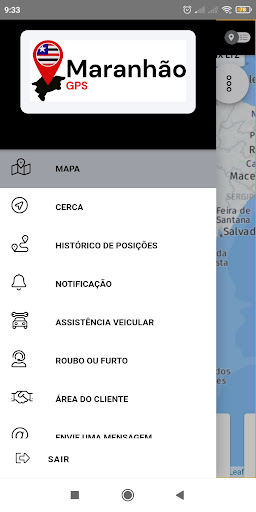 Android application MaranhãoGPS screenshort