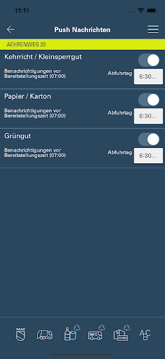 Entsorgung Stadt Bern Screen 3