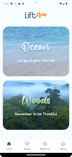 Android application LiftNow screenshort