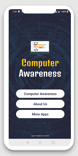 Android application Computer Awareness screenshort
