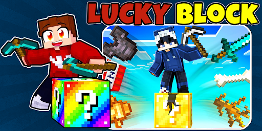Android application Lucky block mod for Minecraft screenshort