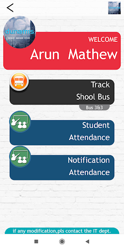 Android application LS Teacher screenshort