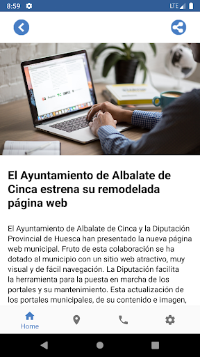 Ayuntamiento Albalate de Cinca Screen 3