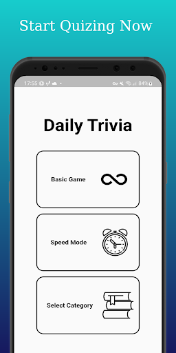 Android application Daily Trivia screenshort
