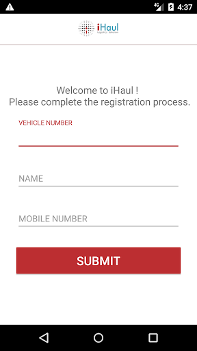 Android application iHaul Driver screenshort