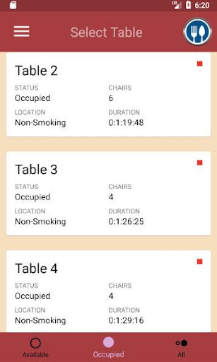 Android application HDRestaurant screenshort