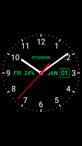 Analog Clock Live Wallpaper 7 By Style 7 Google Play 日本 Searchman アプリマーケットデータ