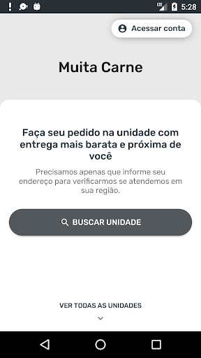 Android application Muita Carne screenshort