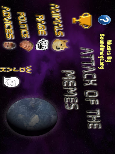 Android application Attack Of The Memes screenshort