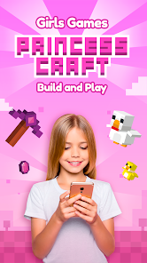 Captura de Pantalla 1 Princess Craft Juegos de Niñas android