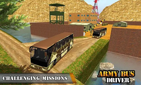 Jogo de Ônibus do Exército: Motorista de Treinador Militar - Jogos