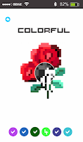 Rose Flowers Pixel Art - Paint By Number APK 螢幕截圖圖片 #5