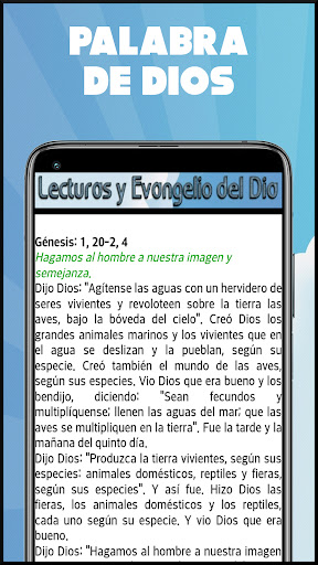 Pasajes de la Santa Biblia Screen 2