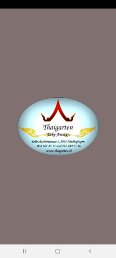 Android application Thaigarten Take Away screenshort