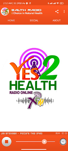 Android application Yes2Health Radio screenshort