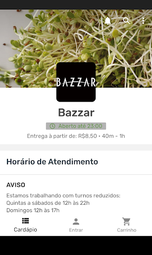 Android application Bazzar screenshort