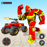 US Army Monster Truck Transform Robot Games icon