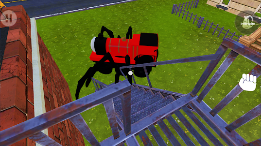 choo choo horror spider train