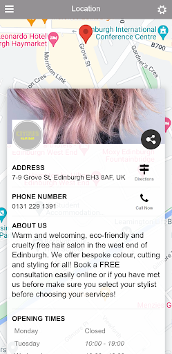 Android application Citrus Hair Bar screenshort