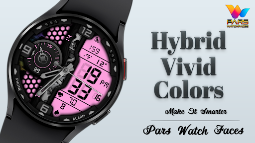 Hybrid Vivid Colors Watch Face screenshot 22