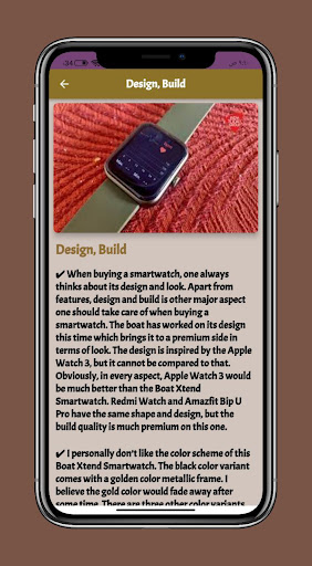 boat xtend smart watch Guide Screen 3