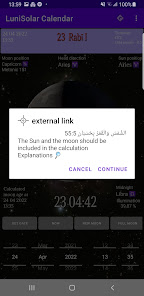 Imágen 6 Calendario solar lunar android