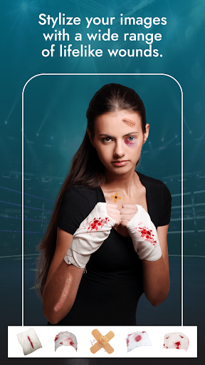 Fight Injury Face Photo Editor Screenshot