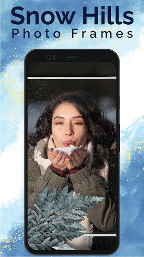 Snow Hills Photo Editor Frames