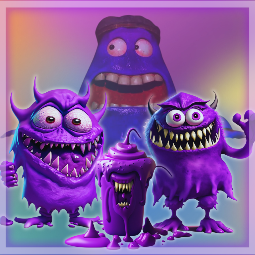 Purple Grimace Monster Shake