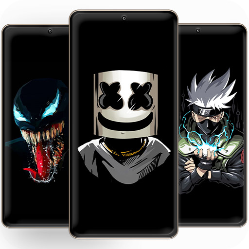 Black Wallpapers HD logo