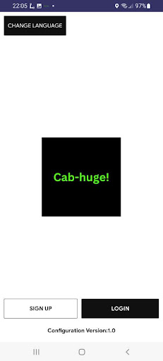 Android application Cab Huge Driver screenshort