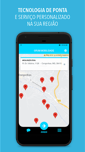 Android application GRUM Mobilidade screenshort