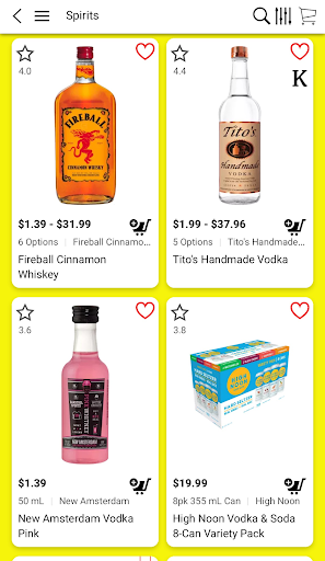 Android application Robby's Liquor screenshort