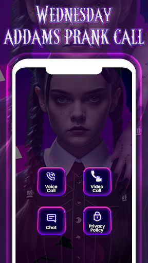 Wednesday Addams Fake Call App