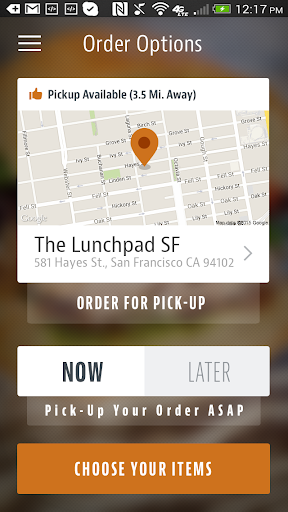 The Lunchpad SF Screen 2
