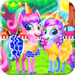 Icon image Unicorn hairstyle and dressup
