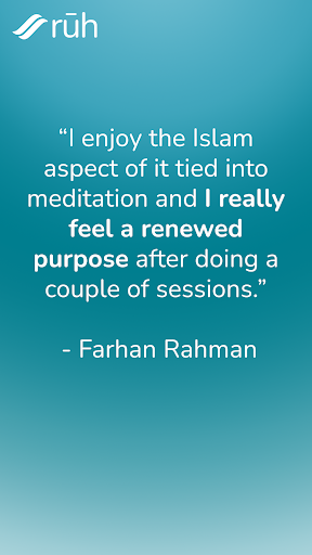 Ruh - Islamic Mindfulness App Screenshot