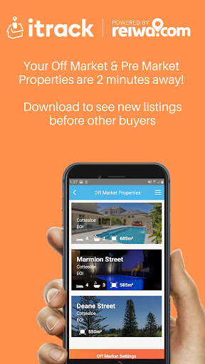 Android application itrack Property screenshort