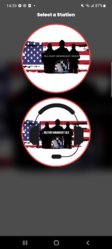 Android application MBR - Military Broadcast Radio screenshort
