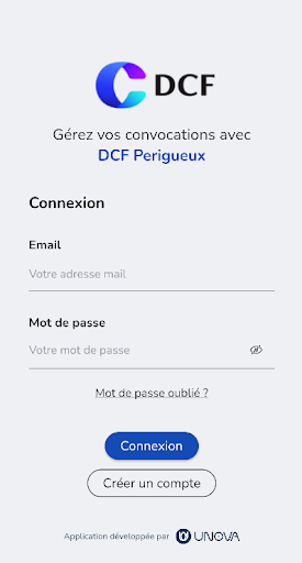 Android application DCF Périgord screenshort