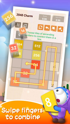 Code Triche 2048 Charm: Classic & New 2048, Jeux de chiffres  APK MOD (Astuce) screenshots 2