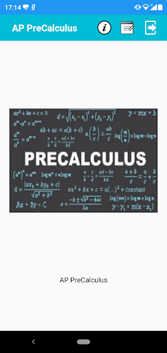 AP Precalculus Screen 2