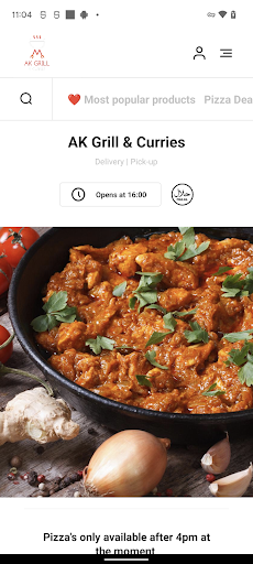 Android application Ak Grill & Curries screenshort