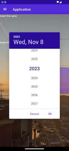 Date From Screen 2