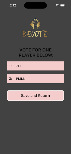 Bevote Screen 3